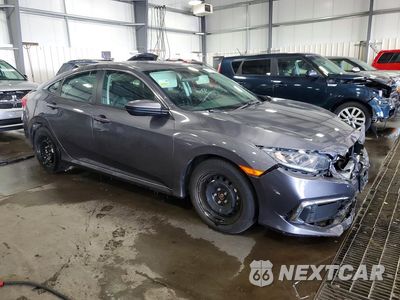 Czwarte zdjęcie samochodu z boku: 2019 HONDA CIVIC LX VIN:2HGFC2F63KH570101 - miniatura