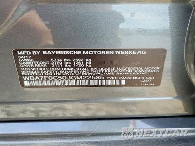 Zdjęcie 13 z 13 samochodu: 2018 BMW 750 I VIN:WBA7F0C50JGM22585 - miniatura