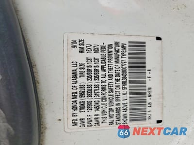 Zdjęcie 13 z 13 samochodu: 2005 HONDA ODYSSEY EX VIN:5FNRL38435B007797 - miniatura
