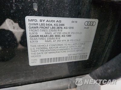 Zdjęcie 13 z 13 samochodu: 2019 AUDI Q5 PREMIUM VIN:WA1ANAFY4K2105781 - miniatura