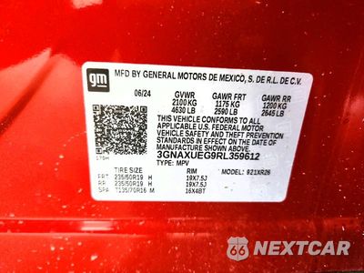 Zdjęcie 13 z 13 samochodu: 2024 CHEVROLET EQUINOX LT VIN:3GNAXUEG9RL359612 - miniatura