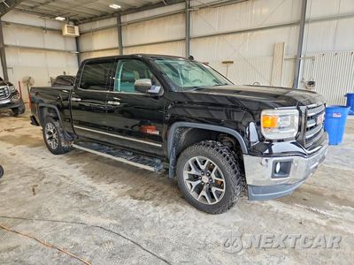 Czwarte zdjęcie samochodu z boku: 2014 GMC SIERRA K1500 SLT VIN:3GTU2VEC1EG109629 - miniatura