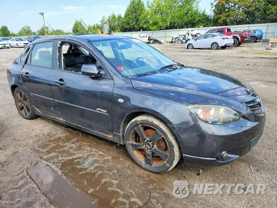 Czwarte zdjęcie samochodu z boku: 2005 MAZDA 3 HATCHBACK VIN:JM1BK343551287930 - miniatura