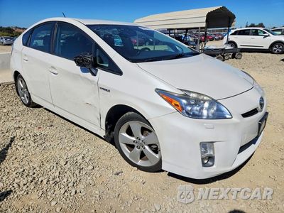 Czwarte zdjęcie samochodu z boku: 2010 TOYOTA PRIUS V VIN:JTDKN3DU0A0055171 - miniatura