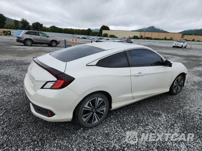 Trzecie zdjęcie samochodu z tyłu: 2018 HONDA CIVIC EX VIN:2HGFC3B39JH353264 - miniatura