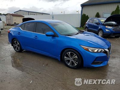 Czwarte zdjęcie samochodu z boku: 2021 NISSAN SENTRA SV VIN:3N1AB8CV4MY204481 - miniatura