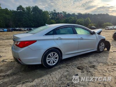 Trzecie zdjęcie samochodu z tyłu: 2014 HYUNDAI SONATA GLS VIN:5NPEB4AC1EH905065 - miniatura