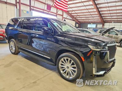 Czwarte zdjęcie samochodu z boku: 2023 CADILLAC ESCALADE ESV PREMIUM LUXURY VIN:1GYS4KKL3PR113375 - miniatura