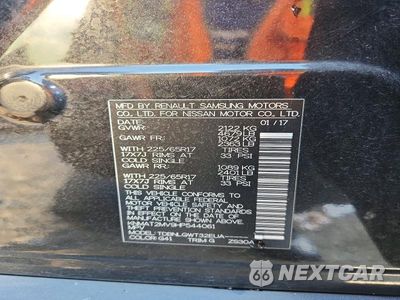 Zdjęcie 13 z 13 samochodu: 2017 NISSAN ROGUE SV VIN:KNMAT2MV9HP544061 - miniatura