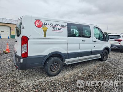 Trzecie zdjęcie samochodu z tyłu: 2019 FORD TRANSIT T-250 VIN:1FTYR1ZM1KKB51683 - miniatura
