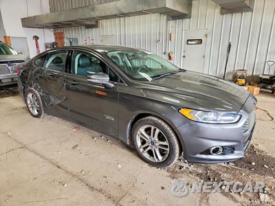 Czwarte zdjęcie samochodu z boku: 2015 FORD FUSION TITANIUM PHEV VIN:3FA6P0SU2FR242924 - miniatura