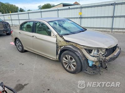 Czwarte zdjęcie samochodu z boku: 2015 HONDA ACCORD LX VIN:1HGCR2F35FA054690 - miniatura