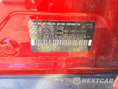 Zdjęcie 13 z 14 samochodu: 2020 MITSUBISHI OUTLANDER SPORT ES VIN:JA4AP3AU5LU020321 - miniatura