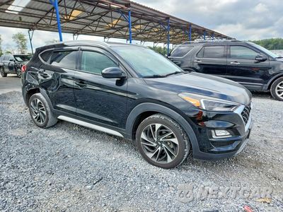 Czwarte zdjęcie samochodu z boku: 2021 HYUNDAI TUCSON SPORT VIN:KM8J33AL4MU328117 - miniatura