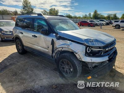 Czwarte zdjęcie samochodu z boku: 2023 FORD BRONCO SPORT BIG BEND VIN:3FMCR9B6XPRD45017 - miniatura
