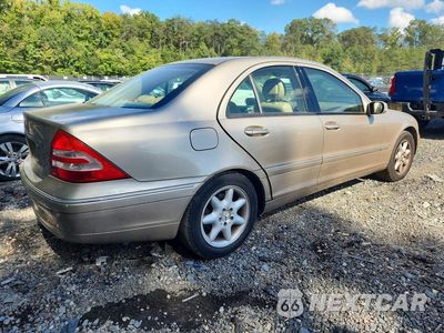 Trzecie zdjęcie samochodu z tyłu: 2004 MERCEDES-BENZ C 240 VIN:WDBRF61J34E017608 - miniatura