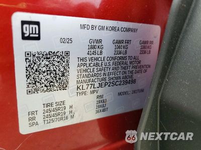 Zdjęcie 14 z 14 samochodu: 2025 CHEVROLET TRAX 2RS VIN:KL77LJEP2SC239498 - miniatura