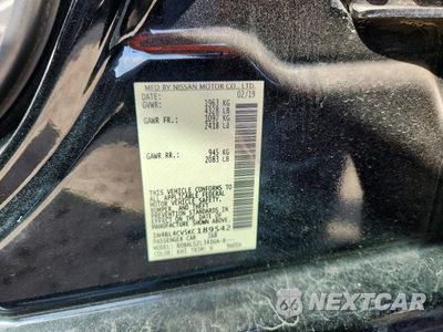 Zdjęcie 13 z 13 samochodu: 2019 NISSAN ALTIMA SR VIN:1N4BL4CV5KC189542 - miniatura