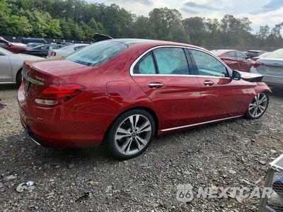 Trzecie zdjęcie samochodu z tyłu: 2018 MERCEDES-BENZ C 300 4MATIC VIN:WDDWF4KB0JR311042 - miniatura