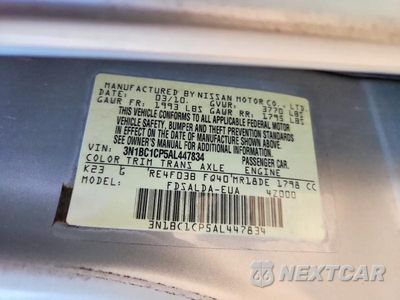 Zdjęcie 12 z 12 samochodu: 2010 NISSAN VERSA 1.8 S VIN:3N1BC1CP5AL447834 - miniatura