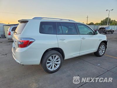 Trzecie zdjęcie samochodu z tyłu: 2009 TOYOTA HIGHLANDER HYBRID VIN:JTEEW41A992032624 - miniatura