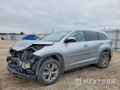 2014 TOYOTA HIGHLANDER XLE 5TDKKRFHXES011581 - główne zdjęcie licytacji z USA - miniatura