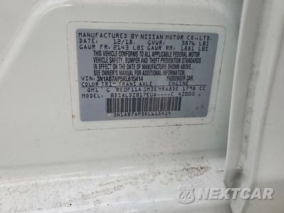 Zdjęcie 13 z 13 samochodu: 2019 NISSAN SENTRA SV VIN:3N1AB7AP5KL615414 - miniatura