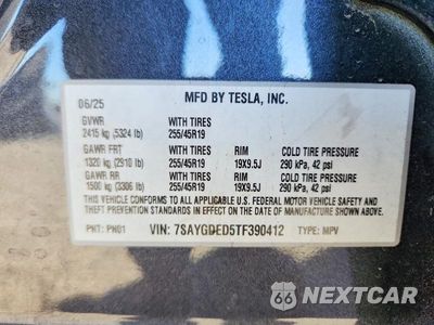 Zdjęcie 14 z 14 samochodu: 2026 TESLA MODEL Y VIN:7SAYGDED5TF390412 - miniatura