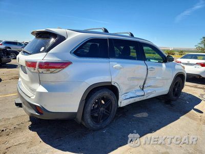 Trzecie zdjęcie samochodu z tyłu: 2016 TOYOTA HIGHLANDER LIMITED VIN:5TDDKRFH4GS261734 - miniatura