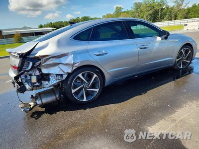 Trzecie zdjęcie samochodu z tyłu: 2022 HYUNDAI SONATA SEL PLUS VIN:5NPEJ4J2XNH141906 - miniatura