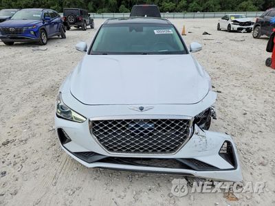 Piąte zdjęcie samochodu w środku: 2019 GENESIS G70 3.3T ADVANCED VIN:KMTG34LE2KU024768 - miniatura