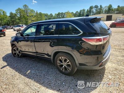 Drugie zdjęcie samochodu z przodu: 2016 TOYOTA HIGHLANDER XLE VIN:5TDKKRFH4GS507026 - miniatura
