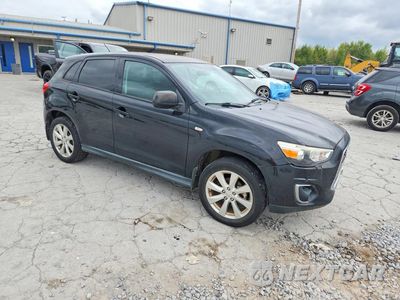 Czwarte zdjęcie samochodu z boku: 2015 MITSUBISHI OUTLANDER SPORT ES VIN:4A4AP3AU5FE010711 - miniatura