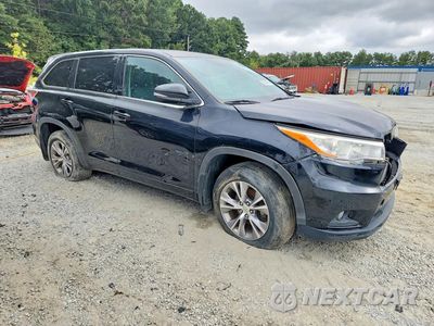 Czwarte zdjęcie samochodu z boku: 2015 TOYOTA HIGHLANDER LE PLUS VIN:5TDBKRFH6FS214615 - miniatura