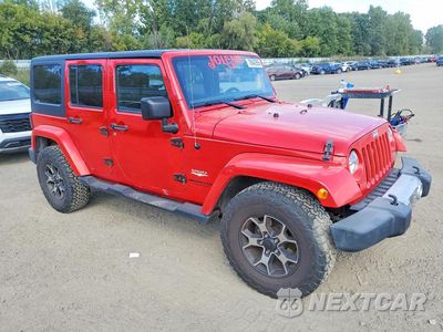 Czwarte zdjęcie samochodu z boku: 2015 JEEP WRANGLER UNLIMITED SAHARA VIN:1C4BJWEG6FL760522 - miniatura