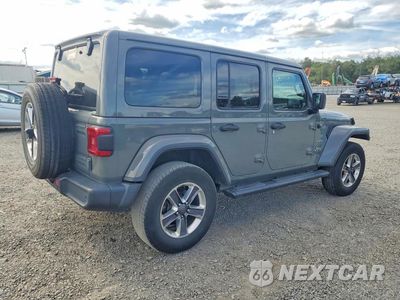 Trzecie zdjęcie samochodu z tyłu: 2019 JEEP WRANGLER UNLIMITED SAHARA VIN:1C4HJXENXKW505119 - miniatura