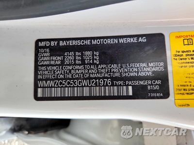 Zdjęcie 12 z 12 samochodu: 2016 MINI COOPER S COUNTRYMAN VIN:WMWZC5C53GWU21976 - miniatura