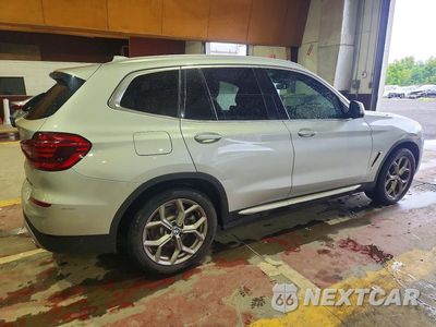 Trzecie zdjęcie samochodu z tyłu: 2020 BMW X3 XDRIVE30I VIN:5UXTY5C07LLT35739 - miniatura