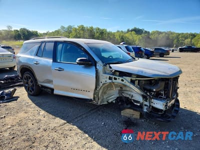 Czwarte zdjęcie samochodu z boku: 2025 CHEVROLET TRAVERSE RS VIN:1GNERLRS0SJ239005 - miniatura