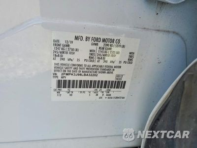 Zdjęcie 14 z 14 samochodu: 2020 FORD EDGE SEL VIN:2FMPK3J98LBA32202 - miniatura
