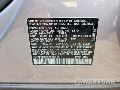 Zdjęcie 13 z 13 samochodu: 2024 VOLKSWAGEN ATLAS CROSS SPORT SEL PREMIUM R-LINE VIN:1V2FE2CA5RC205819 - miniatura