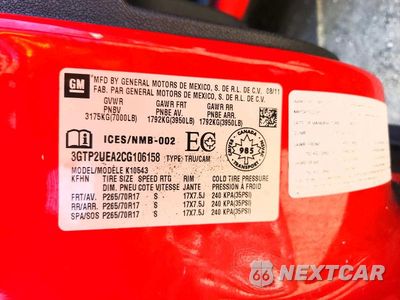 Zdjęcie 12 z 12 samochodu: 2012 GMC SIERRA K1500 SL VIN:3GTP2UEA2CG106158 - miniatura