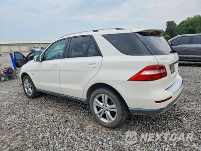 Drugie zdjęcie samochodu z przodu: 2012 MERCEDES-BENZ ML 350 4MATIC VIN:4JGDA5HBXCA055163 - miniatura