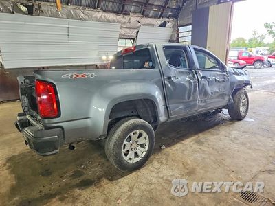 Trzecie zdjęcie samochodu z tyłu: 2022 CHEVROLET COLORADO LT VIN:1GCGTCEN6N1285462 - miniatura
