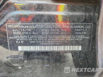 Zdjęcie 12 z 12 samochodu: 2017 HYUNDAI ELANTRA SE VIN:5NPD84LF9HH094170 - miniatura