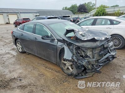 Czwarte zdjęcie samochodu z boku: 2017 CHEVROLET MALIBU LS VIN:1G1ZB5ST3HF126201 - miniatura