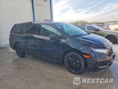Czwarte zdjęcie samochodu z boku: 2023 HONDA ODYSSEY SPORT-L VIN:5FNRL6H71PB027738 - miniatura