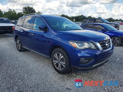 Czwarte zdjęcie samochodu z boku: 2018 NISSAN PATHFINDER SV VIN:5N1DR2MN3JC603402 - miniatura