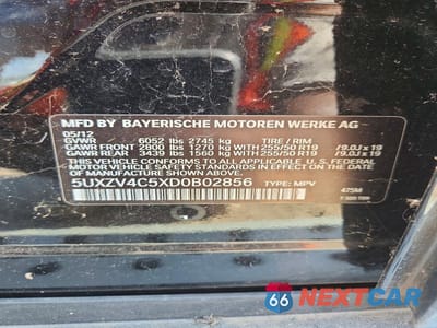 Zdjęcie 13 z 13 samochodu: 2013 BMW X5 XDRIVE35I VIN:5UXZV4C5XD0B02856 - miniatura