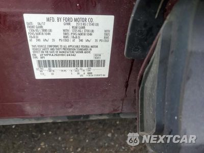 Zdjęcie 13 z 13 samochodu: 2017 FORD EDGE SEL VIN:2FMPK4J92HBC24342 - miniatura